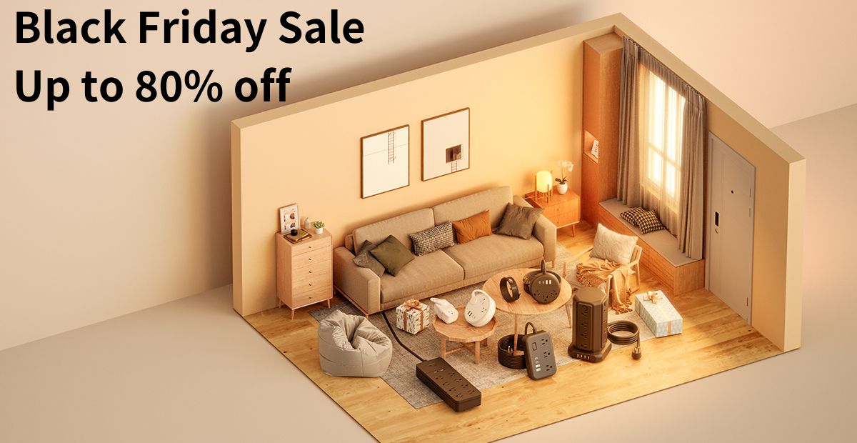 Charge into Savings: Black Friday Power Strip Blowout!