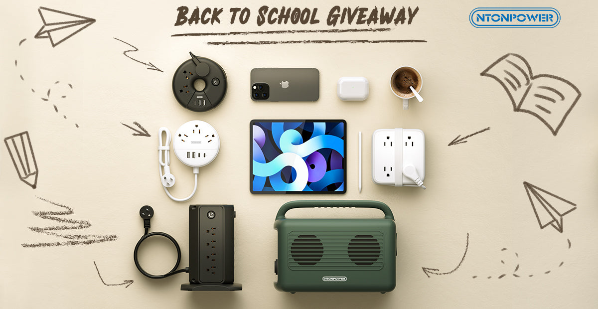 NTONPOWER Back to School Charging Giveaway