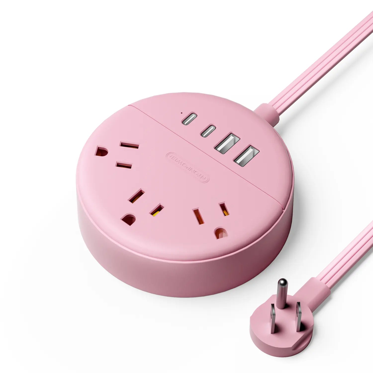Ntonpower New Dot  Power Strip 3 Outlets 2 USB-A 2 USB-C Small&Travel