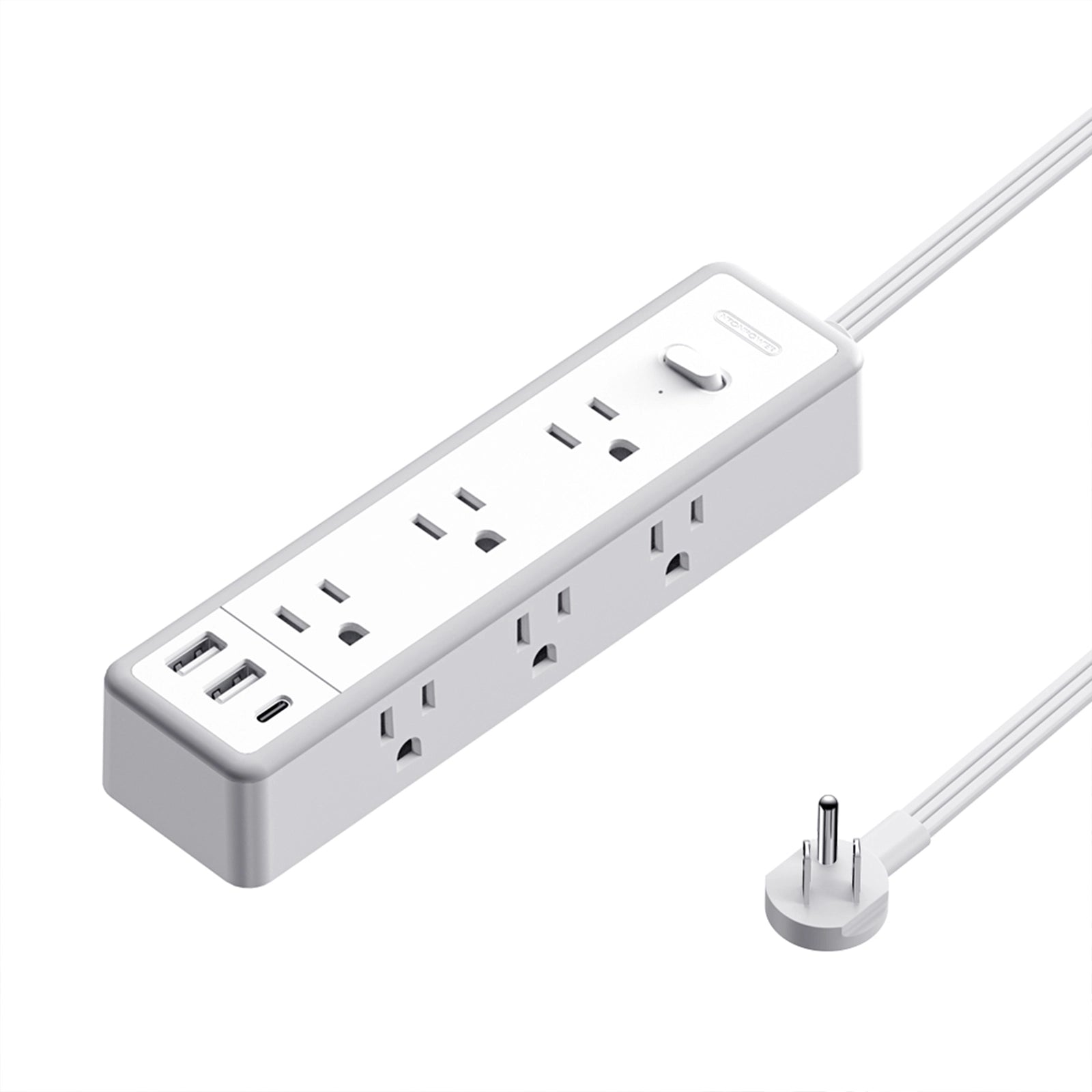 Ntonpower Surge Protector Power Strip 9 Outlets 2 USB-A 1 USB-C