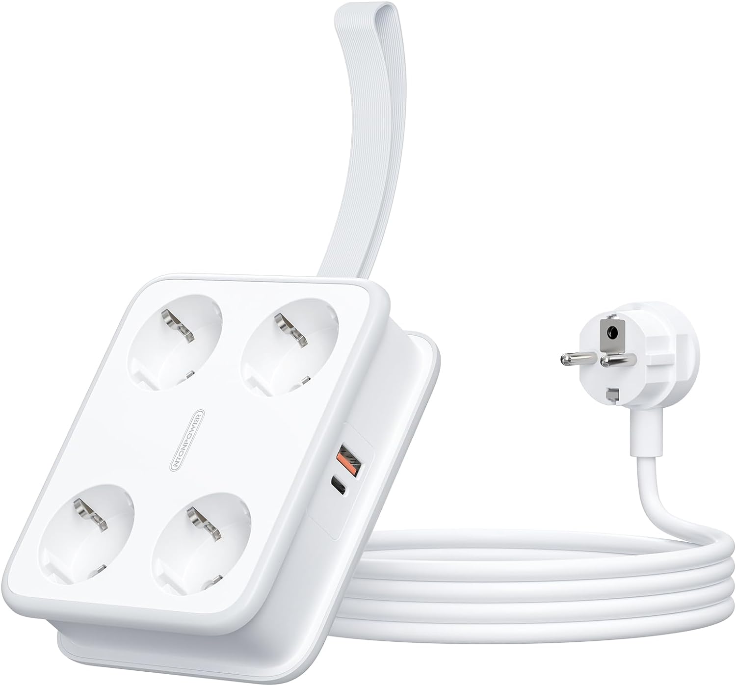 NTONPOWER EU Steckdosenleiste 4 Ausgänge 1 USB-A 1 USB-C 45W GaN