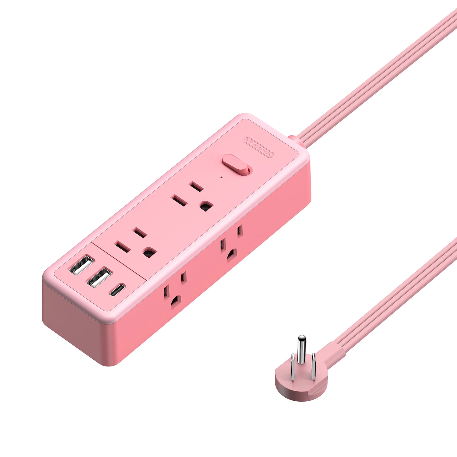 Ntonpower New Power Strip 6 Outlets 2 USB-A 1 USB-C Mini Cruise Travel