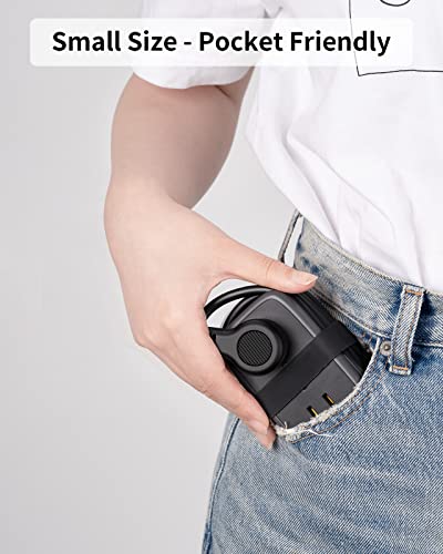 Ntonpower Pocket Power Strip 4 Steckdosen 2 USB-Anschlüsse 1 Typ C