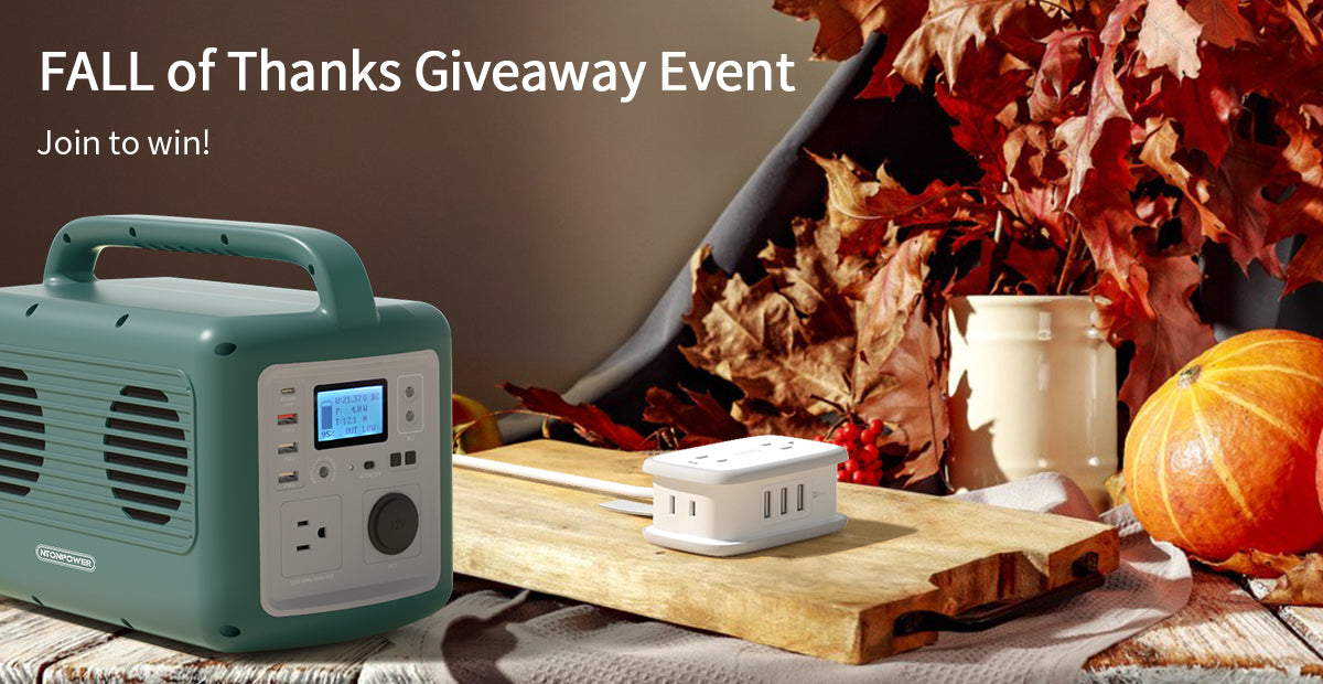 NTONPOWER Fall of Thanks Giveaway Event