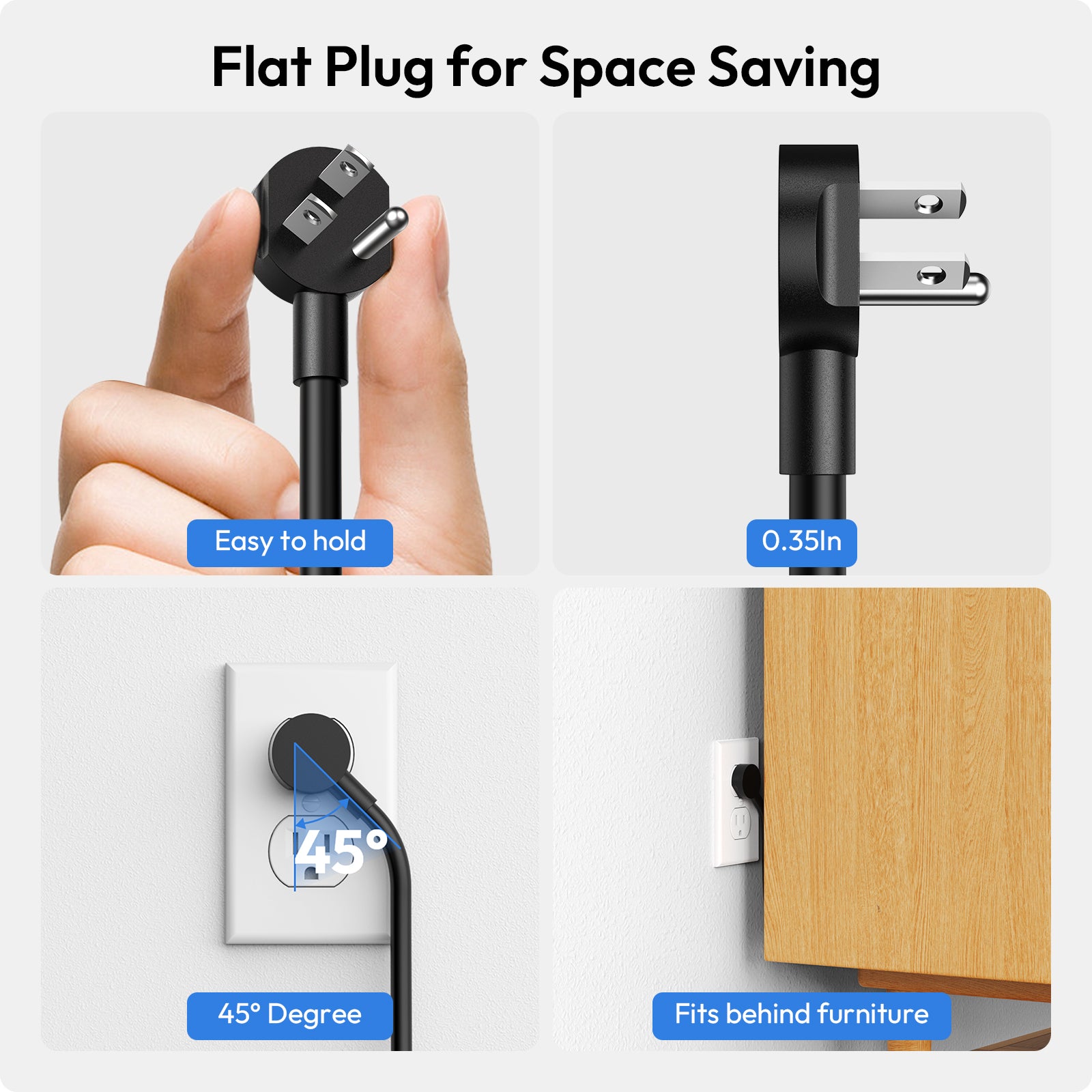 Ntonpower Surge Protector Power Strip 24 Outlets 2 USB-A 2-USB C