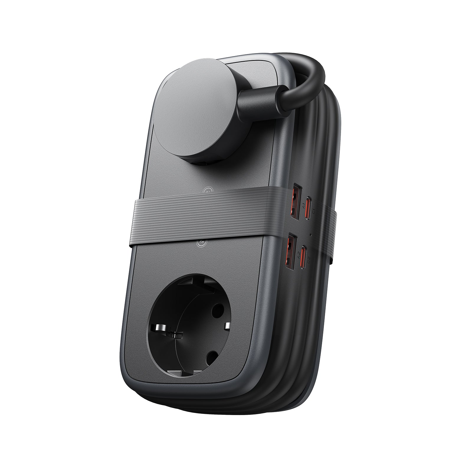 Ntonpower EU Pocket Power Strip 2 Outlets 2 USB-A 2 USB-C 65W GaN