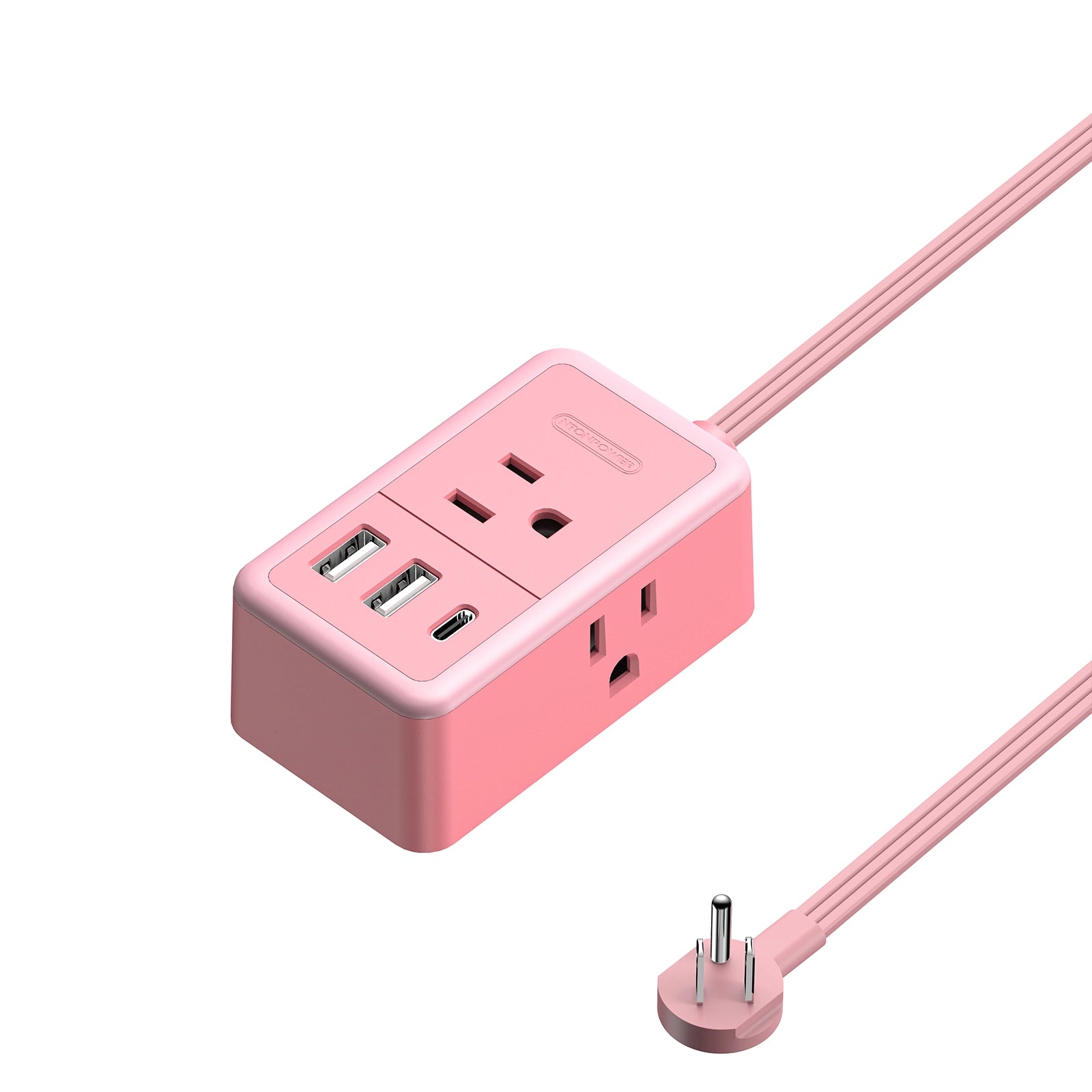 Ntonpower New Power Strip 3 Outlets 2 USB-A 1 USB-C Mini Cruise Travel & Drom