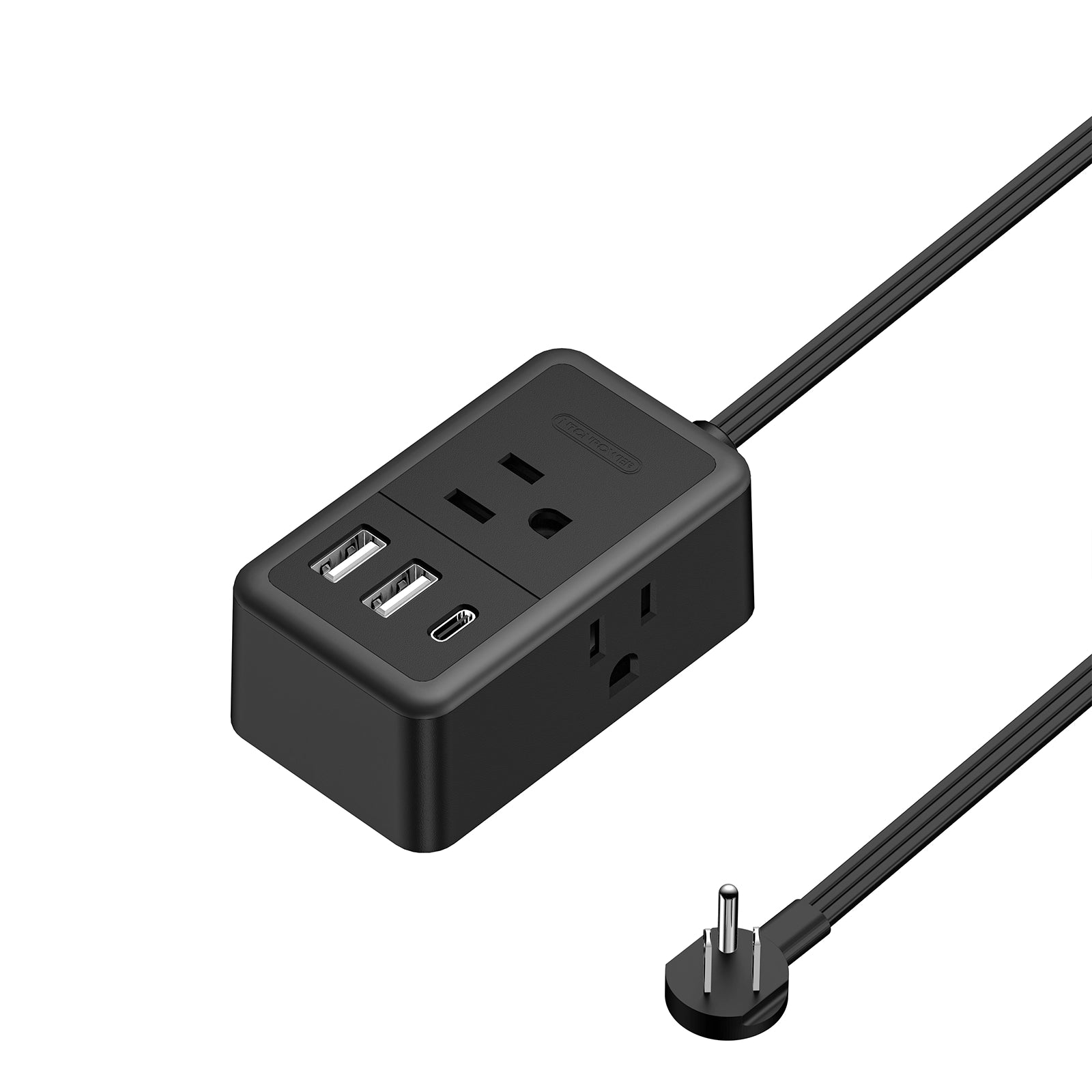 Ntonpower New Power Strip 3 Outlets 2 USB-A 1 USB-C Mini Cruise Travel & Drom